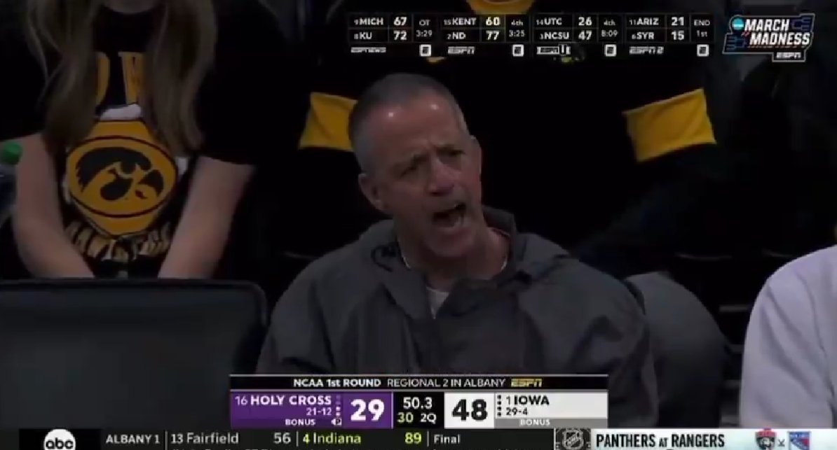 Caitlin Clark’s dad seemingly telling her to stop…