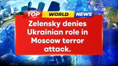 Zelensky Denies Ukraine's Involvement In Moscow Terror Attack