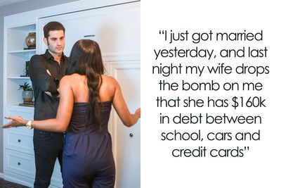 Woman Confesses To Having A Crippling Debt The Day After The Wedding, Gets Dumped