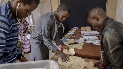 Vote count underway in Senegal's tightly contested presidential election