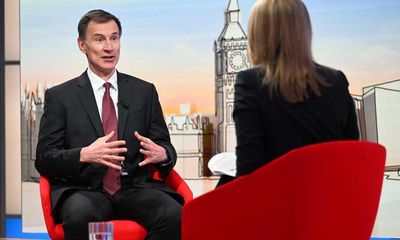 Jeremy Hunt doubles down on ‘£100k a year doesn’t go far’ claim