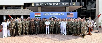 Pre-Sail conference held in Visakhapatnam to discuss sea phase of Exercise Tiger Triumph-2024