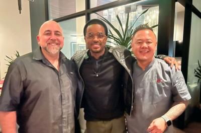 Larenz Tate's Stylish Encounter With Esteemed Chefs
