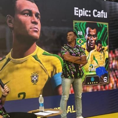 Cafu's Timeless Charisma: A Stylish Pose