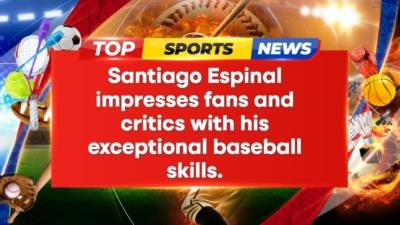 Santiago Espinal: Baseball Highlights Reel