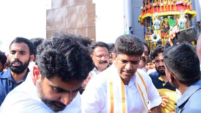 Lokesh and Pemmasani assure double engine growth for Mangalagiri constituency