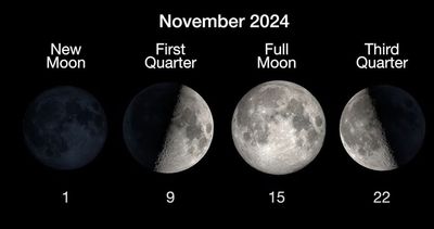 What is the moon phase today? Lunar phases 2024