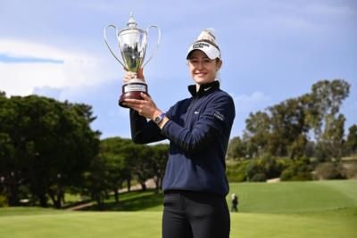 Nelly Korda Celebrates Victory With Friends On Golf Course