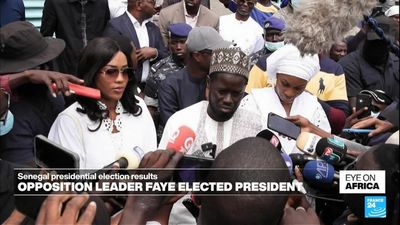 Senegal's opposition leader Bassirou Diomaye Faye elected president