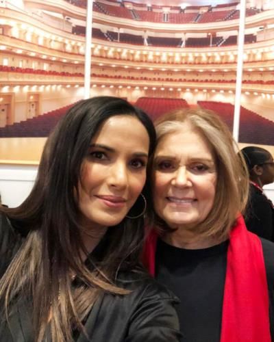 Padma Lakshmi Honors Gloria Steinem On Her Birthday With Selfie