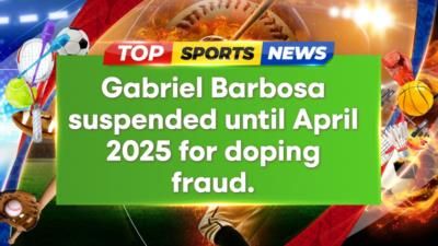 Brazilian Striker Gabriel Barbosa Suspended For Two Years For Doping