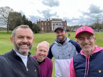 Blissful Golfing Moments: Friends, Laughter, And Camaraderie