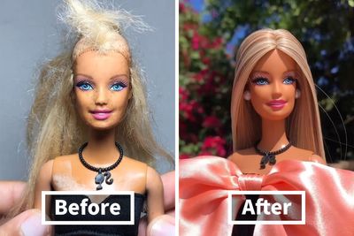 Barbie Makeovers: 18 Before And After Images Of Barbies And Kens Transformed By Daniel Lima