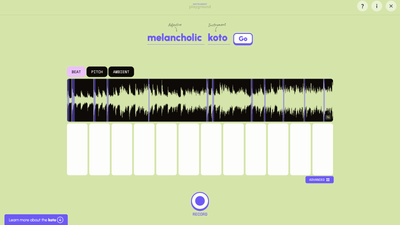 Google's AI-powered Instrument Playground lets you play and sample over 100 instruments from across the globe: "Have you ever played the Dizi from China?"