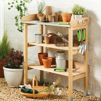 Aldi's £30 potting bench is back – double outdoor space and storage in one versatile buy