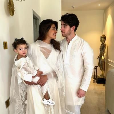 Nick Jonas Celebrates Holi With Priyanka Chopra And Daughter