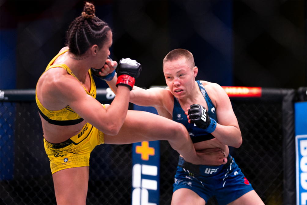 Rose Namajunas debuts at No. 7 in official UFC women’s…