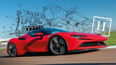 Ferrari Wants to Build an Upside-Down, Hydrogen, Twin-Supercharged Inline-Six