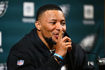 WATCH: Saquon Barkley recruits Jason Kelce back to the Eagles on New Heights show