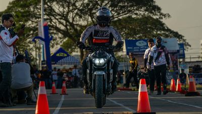 Here's What It's Like Joining A Motorcycle-Gymkhana Tournament