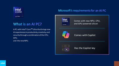 Intel confirms Microsoft's Copilot AI will soon run locally on PCs, next-gen AI PCs require 40 TOPS of NPU performance