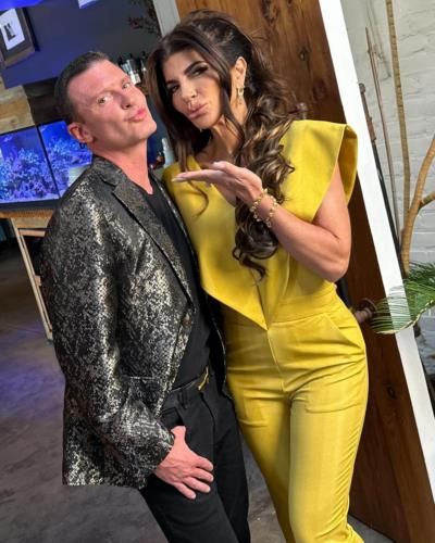 Teresa Giudice Glows In Yellow With Friend, Exuding Joy