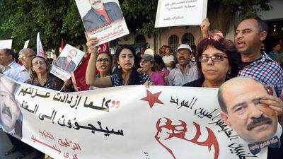 Four Tunisians sentenced to death for 2013 murder of politician Chokri Belaid