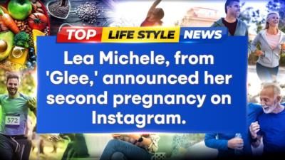 Lea Michele Announces Second Pregnancy With Husband Zandy Reich.