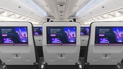 Economy class will be slightly less punishing if you fly on an aircraft with Panasonic's Astrova in-flight entertainment system