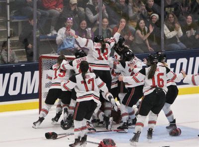 Photos of Ohio State women’s ice hockey’s national title win