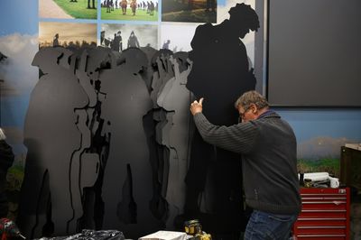 Soldier Silhouettes To Mark UK D-Day Victims For 80th Anniversary