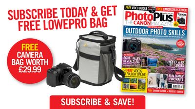 New PhotoPlus: The Canon Magazine Spring issue 216 – free Lowepro bag when you subscribe today!