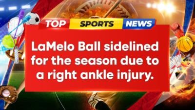 Lamelo Ball Ruled Out For Rest Of Season Due To Injury