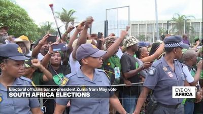 South Africa: Electoral officials bar ex-president Zuma from May vote