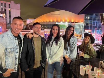 Jenni Farley Radiates Joy In Nightlife Snapshot With Friends