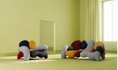 Misha Kahn masters anti-conformism with a furniture collection inspired by human shapes