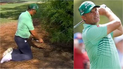 Watch Padraig Harrington Play Incredible Seve-Inspired Recovery Shot In PGA Tour Event