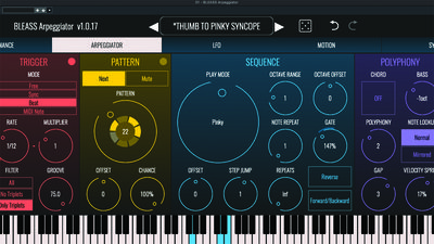 “Its synth-style controls make arpeggio creation an intuitive, creative, hands-on process”: BLEASS Arpeggiator review