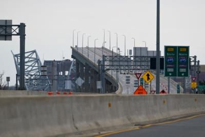 Massive Crane Deployed To Clear Debris In Baltimore Collapse