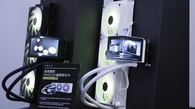 Chinese manufacturer Tryx reveals unique AIO cooler with curved AMOLED display