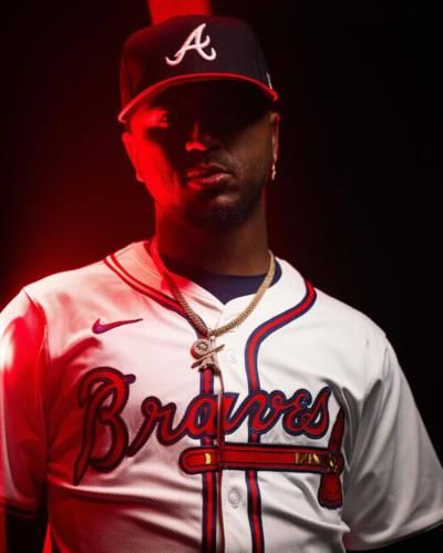 Ozzie Albies: Captivating Photoshoot In Team Uniform