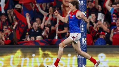 Melbourne's late charge sinks Port in AFL thriller