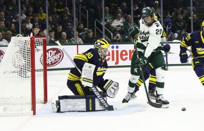 MSU hockey to face rival UM on Sunday for trip to Frozen Four