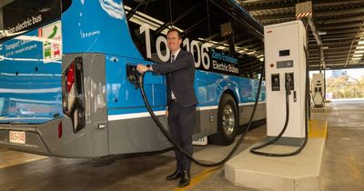 Electric bus was ready for a photo op, but not Canberra's streets