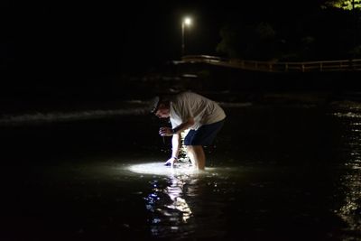 He was taking the ocean’s temperature at 4am when he found a message in a bottle