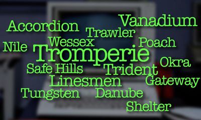 How do Australian police taskforces get strange names like Tromperie?