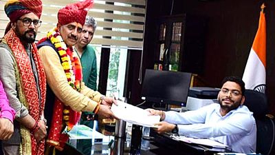 As BJP’s Jugal Kishore Sharma files papers from Jammu seat, party shapes poll narrative around Article 370