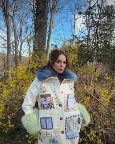 Elizabeth Gillies Radiates Elegance In Enchanting Woods Photoshoot