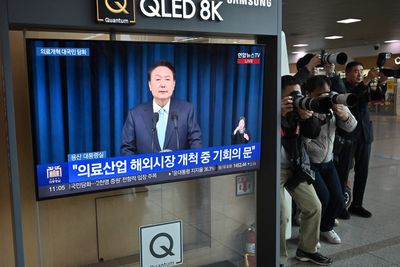 South Korea’s Yoon accuses doctors of running ‘cartel’ as strike drags on