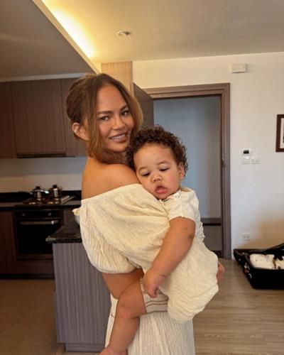 Chrissy Teigen Embracing Motherhood With Her Baby Boy